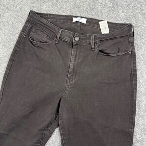 Denizen From Levi's Pants 33W x 30L Black High Rise Skinny Casual Women's